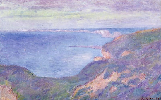 The Cliff Near Dieppe by Claude Oscar Monet
