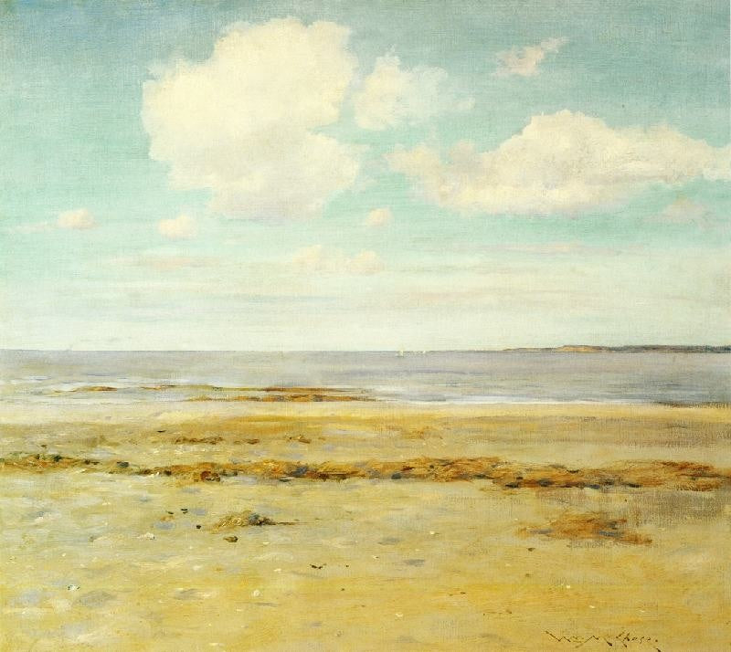 The Deserted Beach by William Merritt Chase