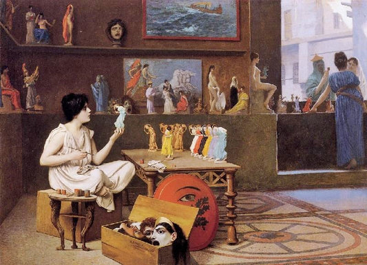 Painting Breathes Life Into Sculpture by Jean-Léon Gérôme