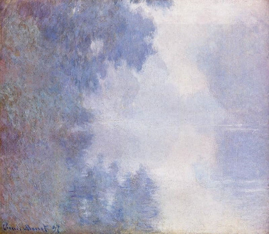 Morning On The Seine, Mist by Claude Oscar Monet
