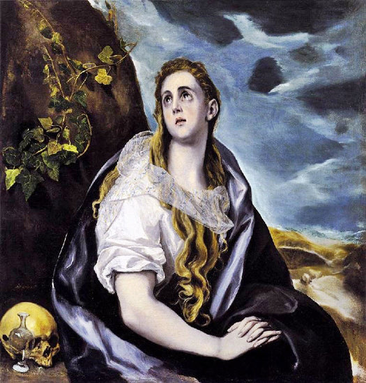 Mary Magdalen In Penitence, 1580 by El Greco