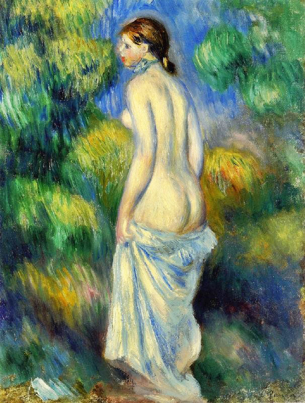 Standing Nude by Pierre Auguste Renoir