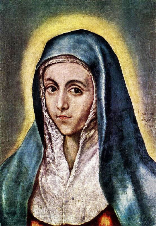 The Virgin Mary, 1604 by El Greco