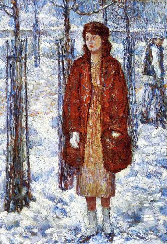 The Snowy Winter Of 1918, New York by Childe Hassam