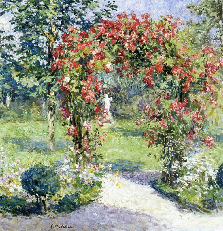 The Crimson Rambler by Gari Melchers