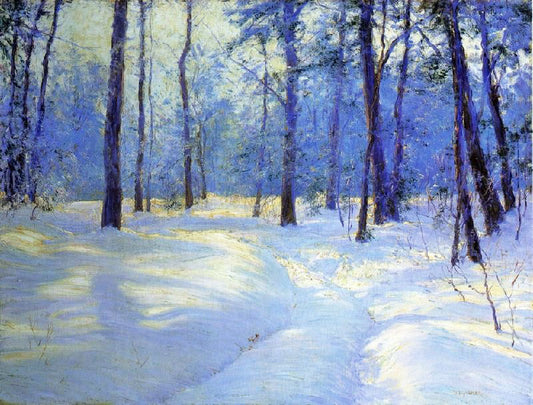 Winter’S Golden Glow by Walter Launt Palmer