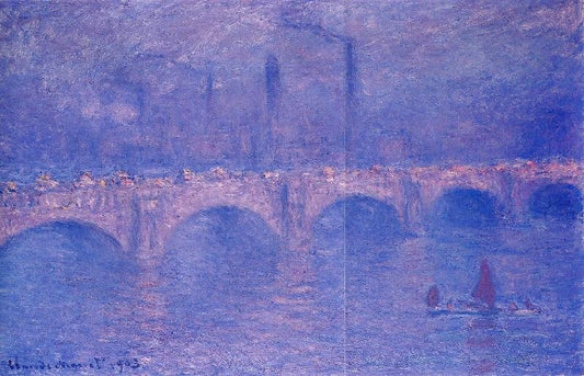 Waterloo Bridge, Hazy Sun by Claude Oscar Monet