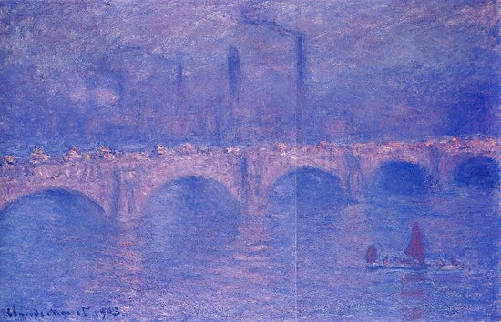 Waterloo Bridge, Hazy Sun by Claude Oscar Monet