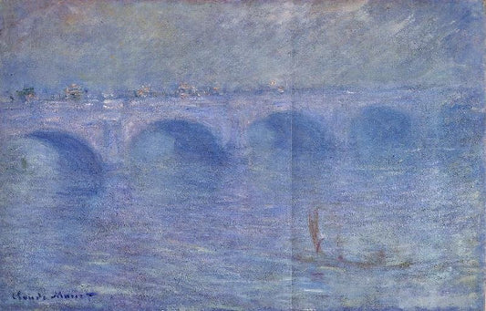 Waterloo Bridge In The Fog by Claude Oscar Monet