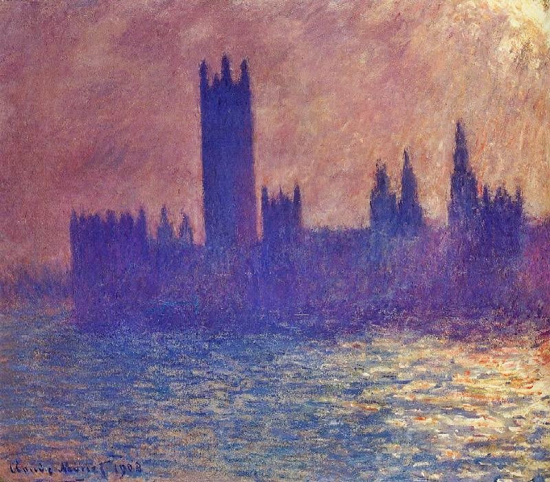 HOUSES OF PARLIAMENT, SUNLIGHT EFFECT