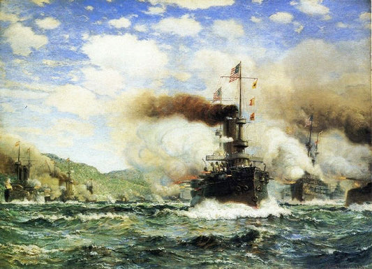 Naval Battle by James Gale Tyler