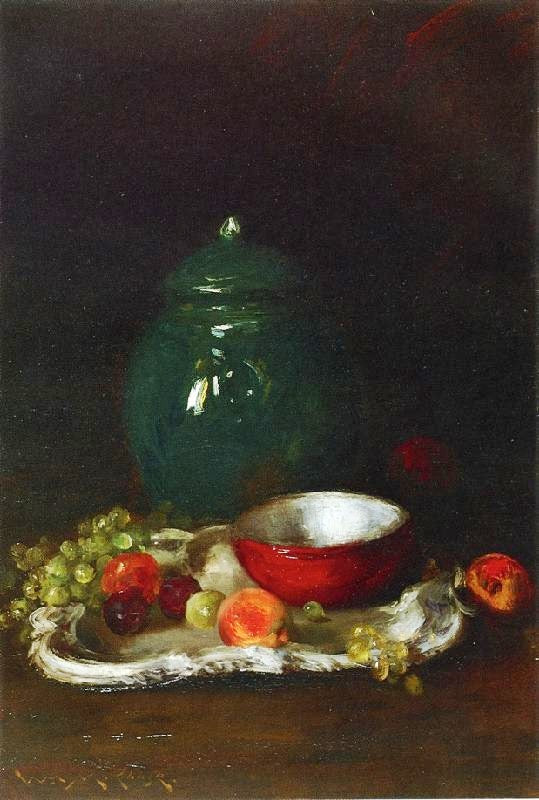 The Little Red Bowl by William Merritt Chase