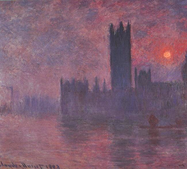 Houses Of Parliament by Claude Oscar Monet