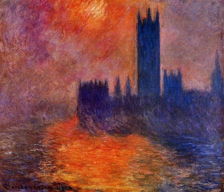 Houses Of Parliament, Sunset, 1901 by Claude Oscar Monet