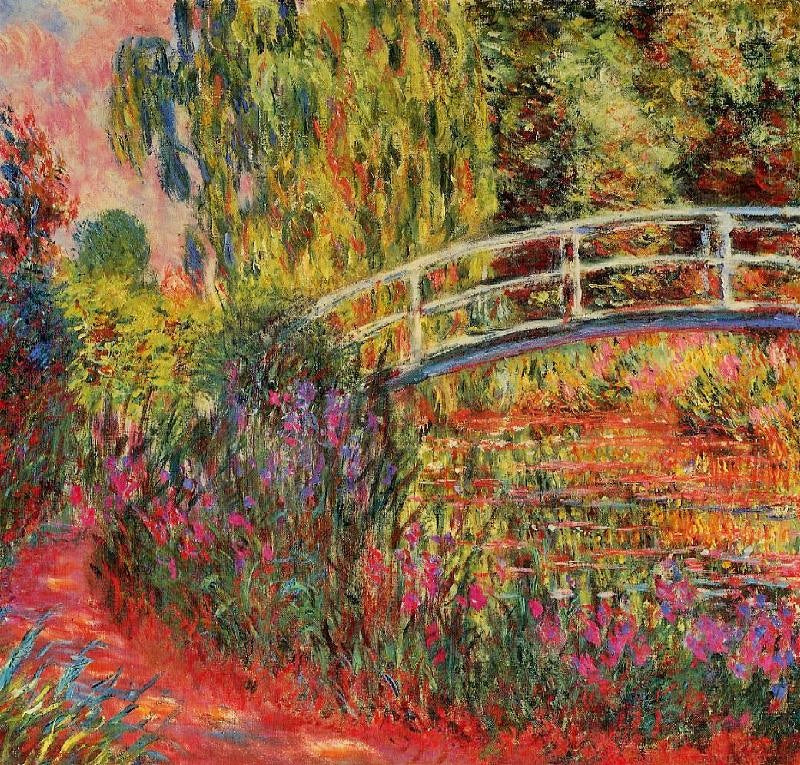 WATER-LILY POND, WATER IRISES