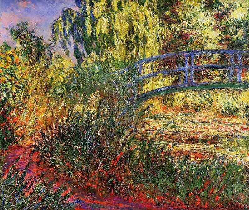 Path Along The Water-Lily Pond by Claude Oscar Monet