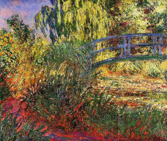 Path Along The Water-Lily Pond by Claude Oscar Monet