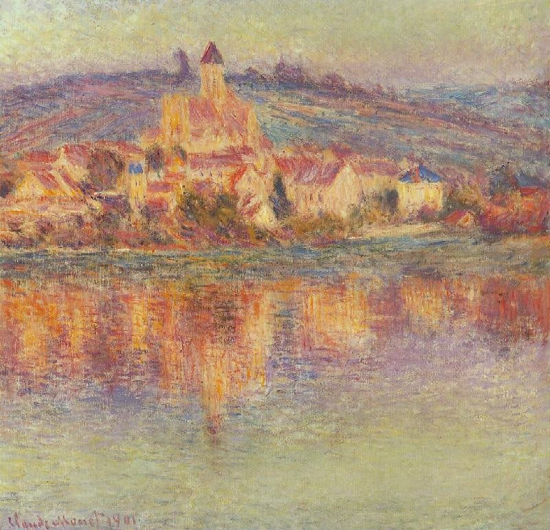 VETHEUIL AT SUNSET