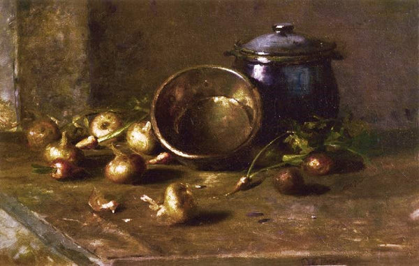 Crock, Kettle, And Onions by Charles Ethan Porter