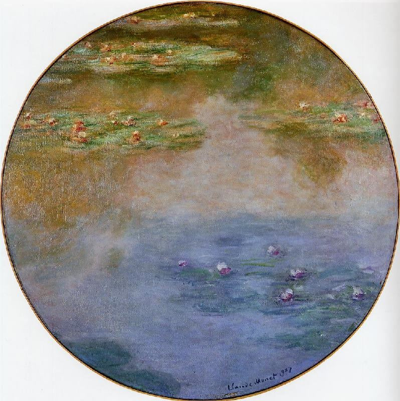 WATER-LILIES, 1907, ROUND SHAPE