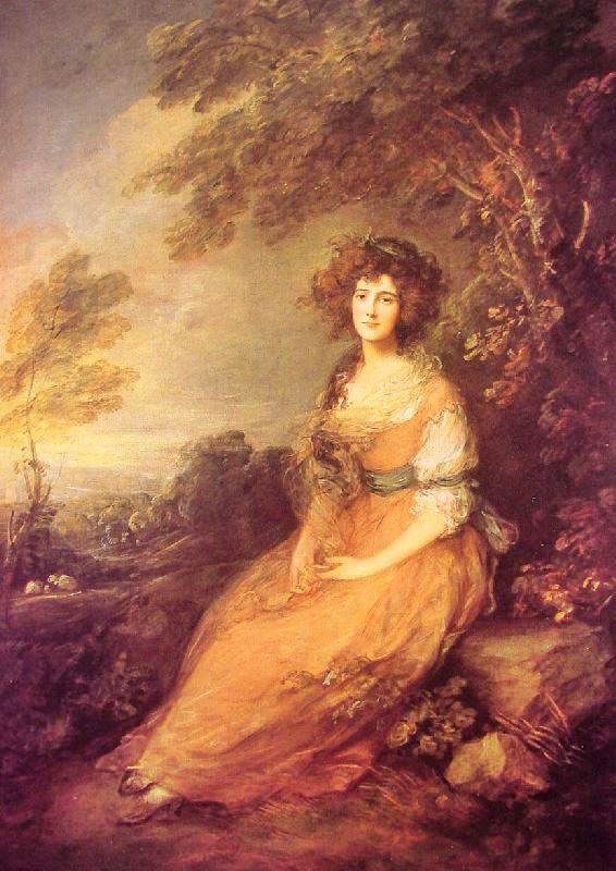 Mrs Richard Brinsley Sheridan by Thomas Gainsborough