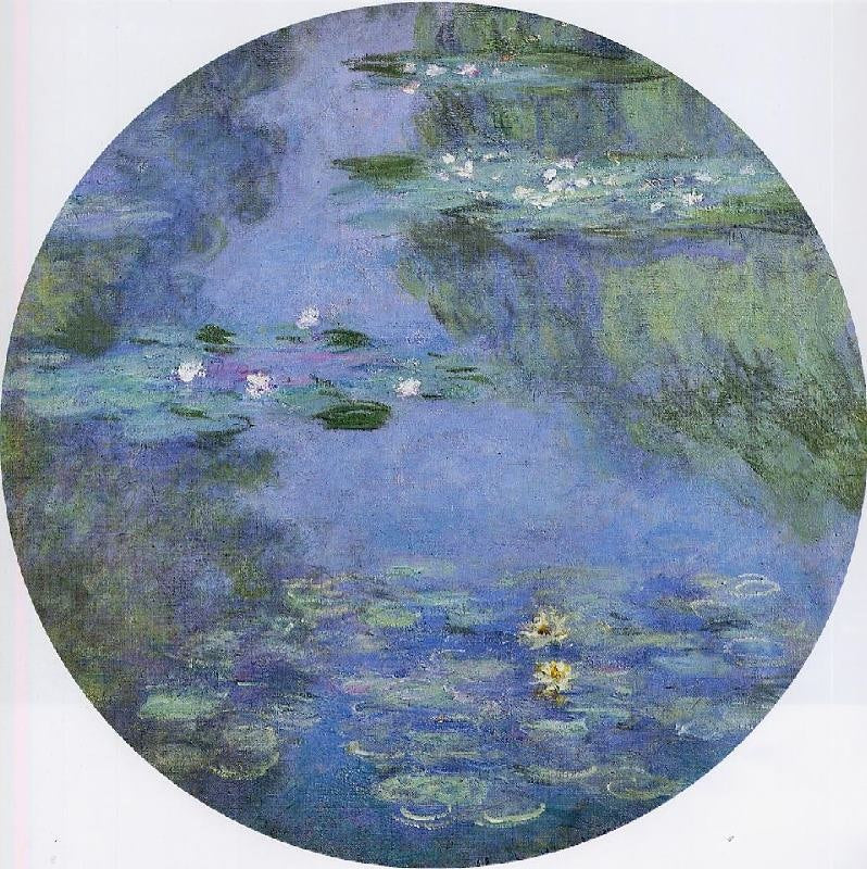 Water-Lilies, Round, 1908 by Claude Oscar Monet
