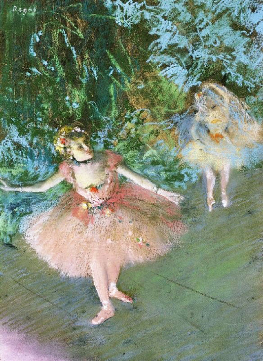 Dancers On Set by Edgar Degas