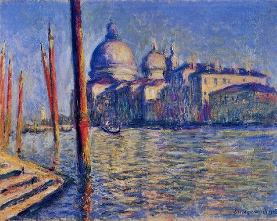 The Grand Canal And Santa Maria Della Salute by Claude Oscar Monet