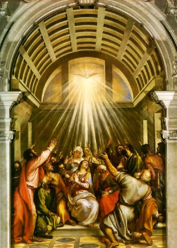 Pentecost by Titian