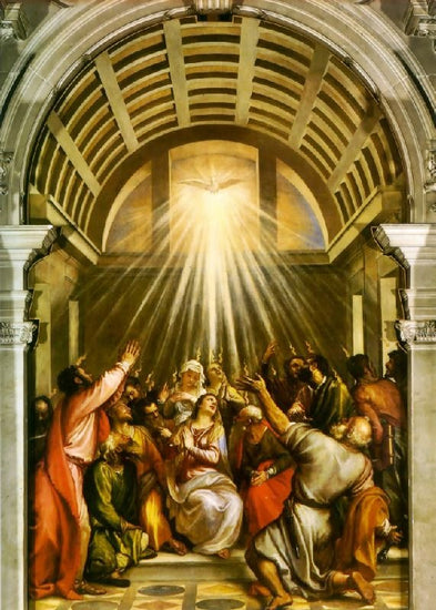 Pentecost by Titian