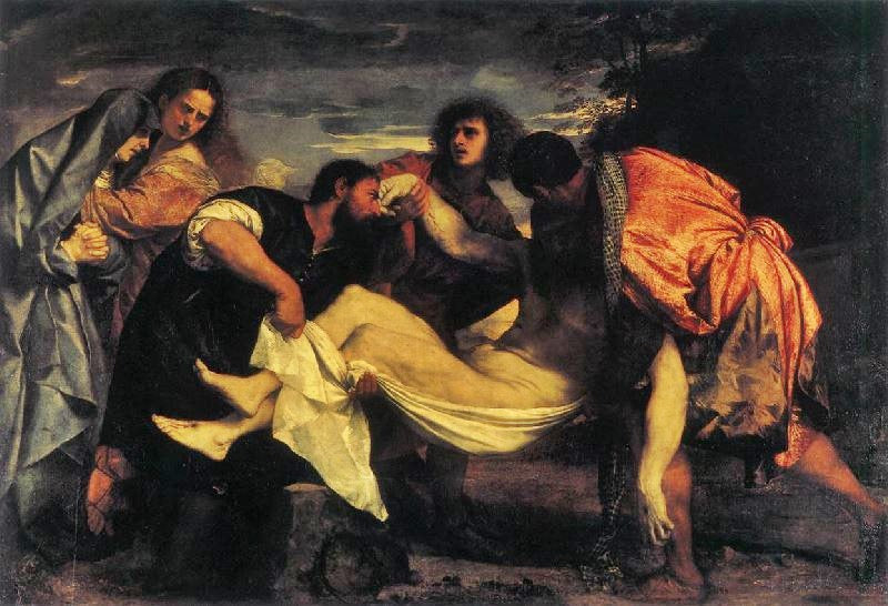 Entombment Of Christ by Titian
