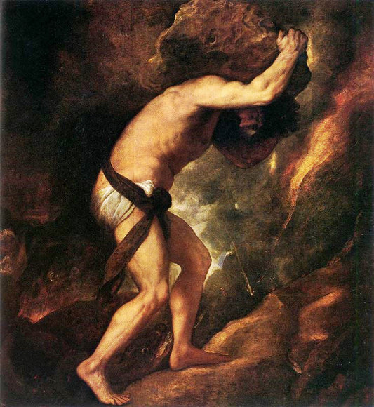 Sisyphus by Titian