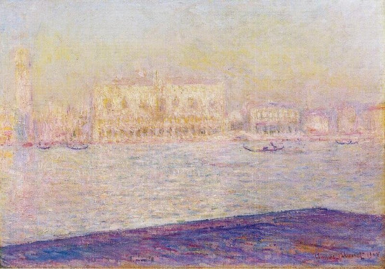 The Doges’ Palace Seen From San Giorgio Maggiore by Claude Oscar Monet