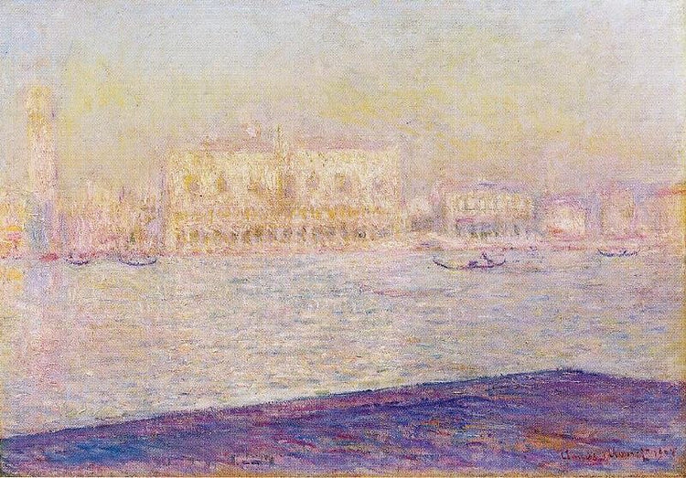 The Doges’ Palace Seen From San Giorgio Maggiore by Claude Oscar Monet