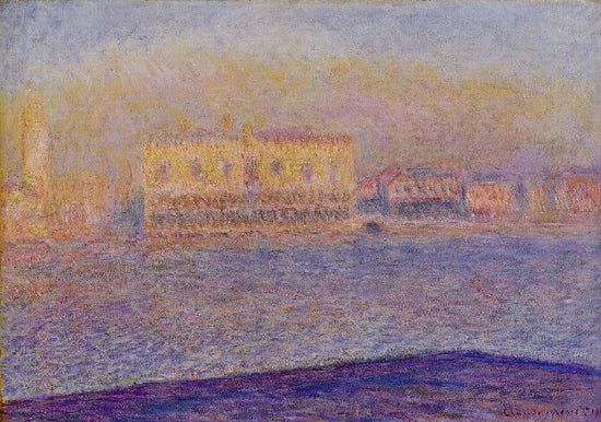 Venice, The Doges’ Palace Seen From San Giorgio Maggiore by Claude Oscar Monet