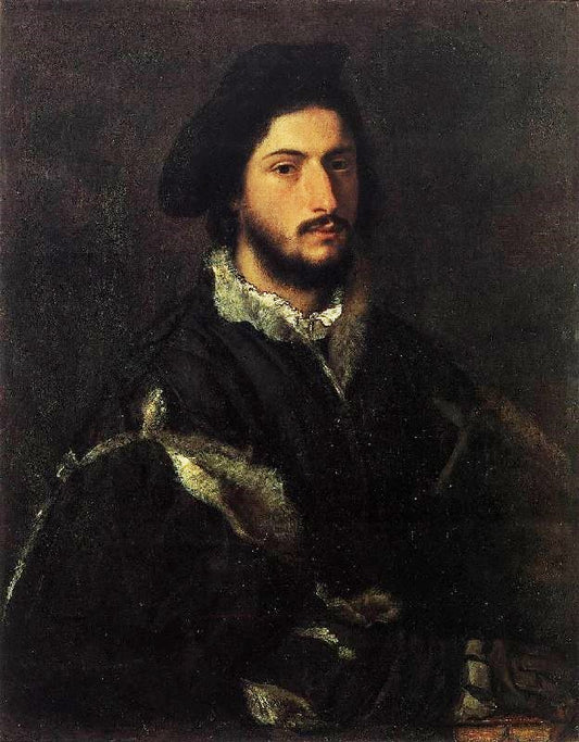 Portrait Of Tomaso Or Vincenzo Mosti by Titian