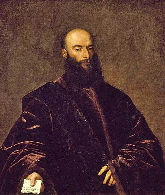 Portrait Of Jacopo, Giacomo Dolfin by Titian