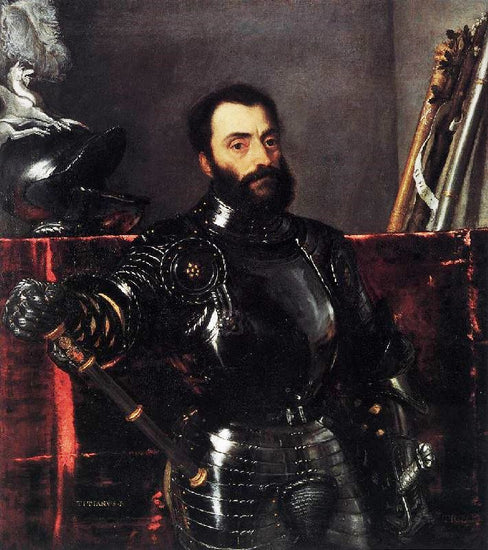 Portrait Of Francesco Maria Della Rovere, Duke Of Urbino by Titian