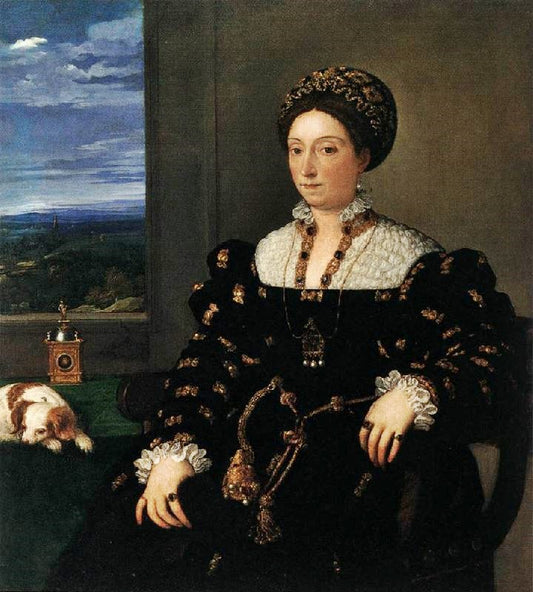 Portrait Of Eleonora Gonzaga Della Rovere by Titian