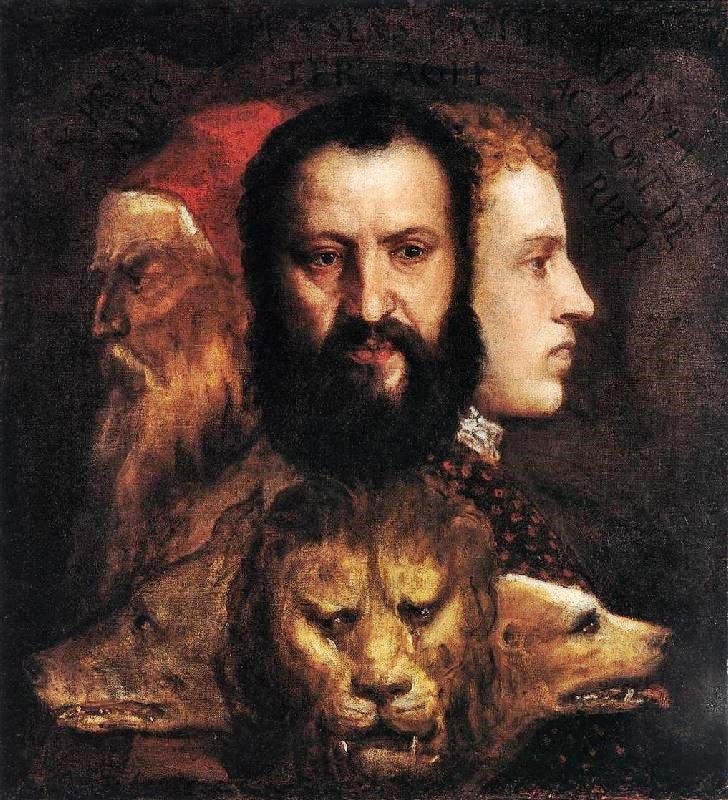 Allegory Of Time Governed By Prudence by Titian