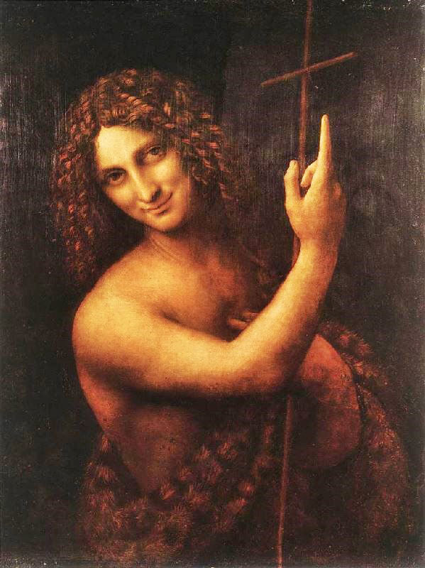 St John The Baptist by Leonardo Da Vinci