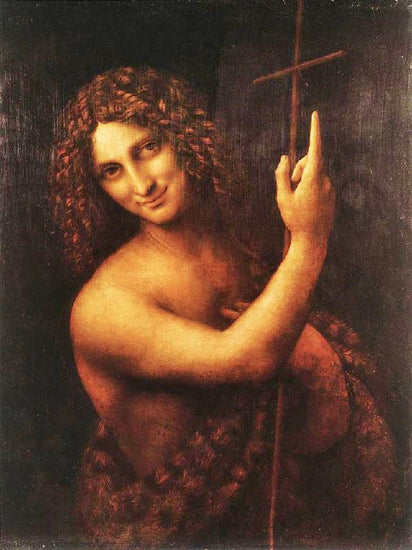 St John The Baptist by Leonardo Da Vinci