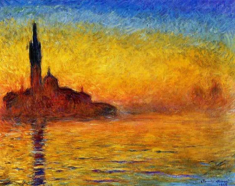 Twilight, Venice by Claude Oscar Monet
