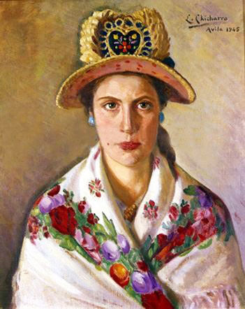 Retrato De Mujer by Eduardo Chicharro Agüera