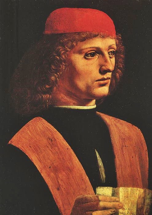 Portrait Of A Musician by Leonardo Da Vinci