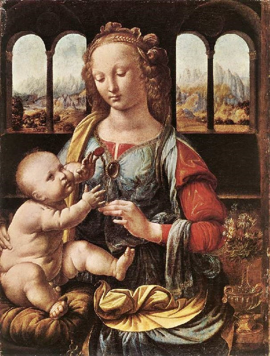 The Madonna Of The Carnation by Leonardo Da Vinci
