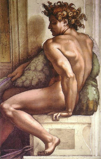 Ignudo by Michelangelo Buonarroti