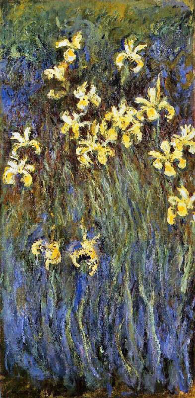 Yellow Irises by Claude Oscar Monet