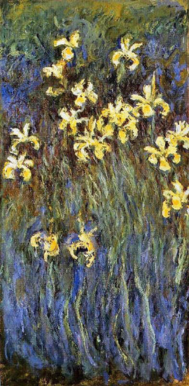 Yellow Irises by Claude Oscar Monet