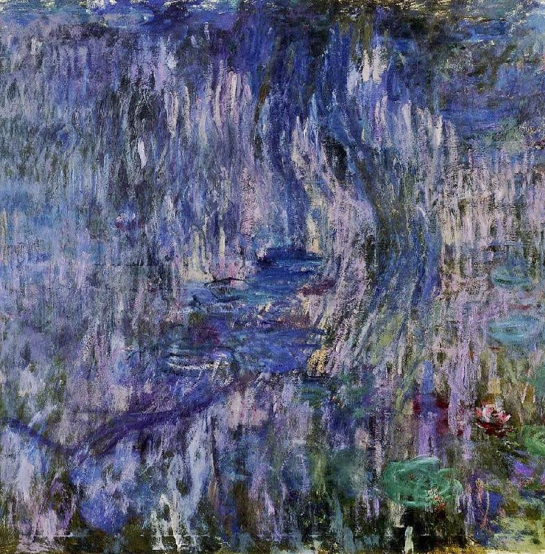 WATER-LILIES, REFLECTION OF A WEEPING WILLOW